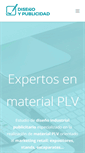 Mobile Screenshot of grupodisenoypublicidad.com